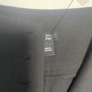 NWT River Island Wide Leg Gold Button Pants Size 4